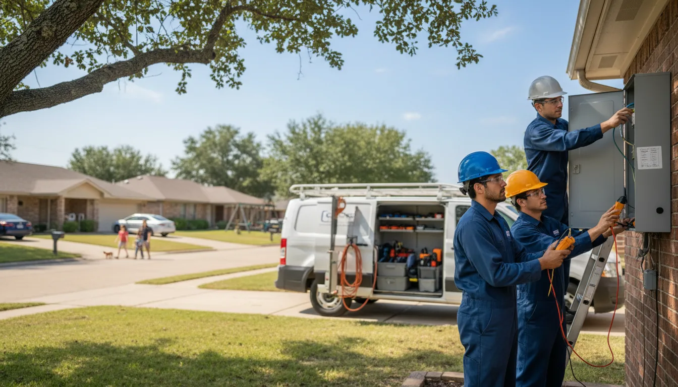 Certified electrician providing emergency electrical services in Londonderry, OH